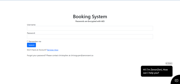 Booking System